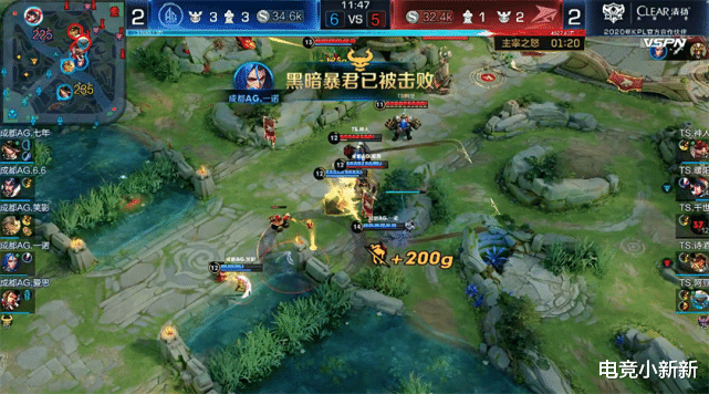 ag战队▲六哥太难了，被BAN了三个坦边！TS最终极限翻盘AG超玩会！