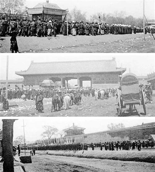 慈禧太后|外国人拍的慈禧葬礼：阴兵阴将开道，规格堪比帝王，图7让人胆寒