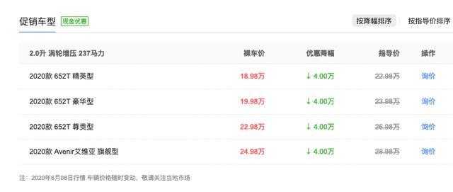 [君越]比奥迪A6L舒适！从23万下探到19万，双层隔音配Bose音响，真香