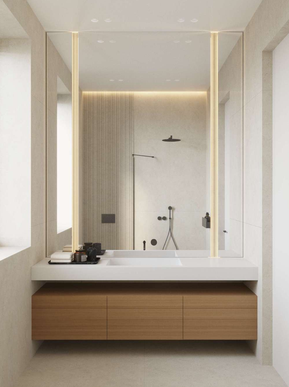 设计师|93㎡ 两居室,木饰面这样用高级感翻倍!