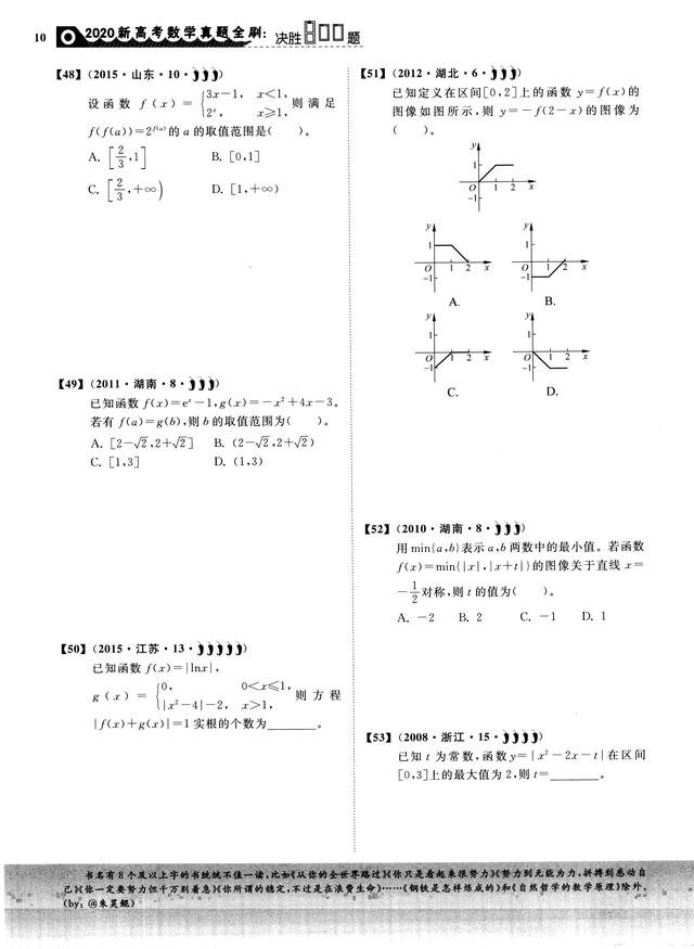 #数学#清北博士整理：2020数学决胜800题，十二章新高考真题，赶快收藏