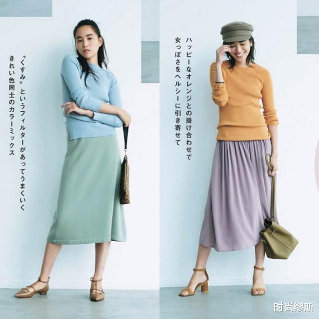 穿衣搭配|适合职场女性的秋季穿搭：“中长衫+半身裙”搭配法，优雅不过时