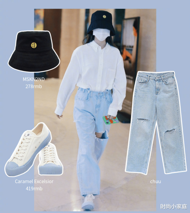 『杨超越』难怪杨超越从不留齐刘海，当看清她换发型的近照，粉丝直呼不敢认