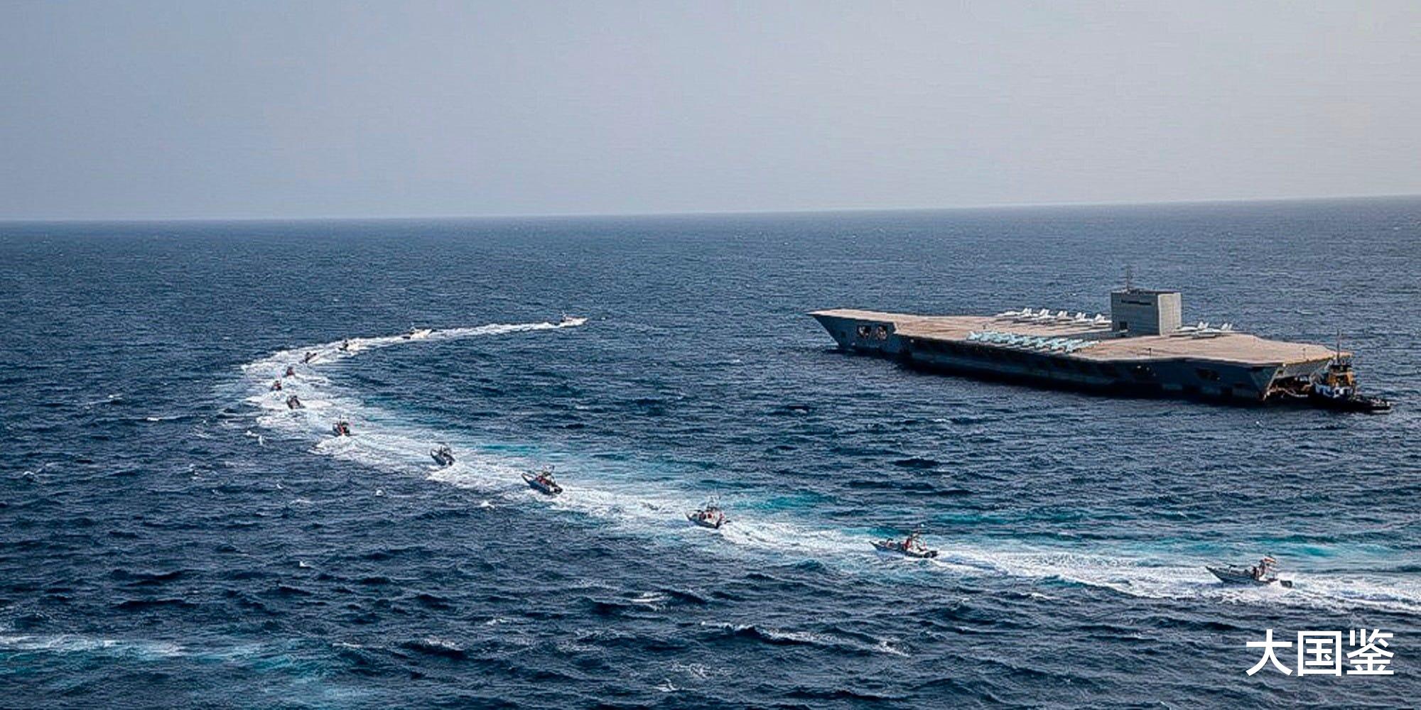 伊朗|一艘航母在波斯湾沉没?美卫星证实甲板进水:并非被导弹击沉