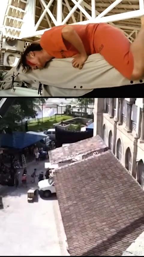 谢霆锋|谢霆锋自曝当年拍戏惊险，六楼跳下去是真跳，手烫的差点成铁板烧