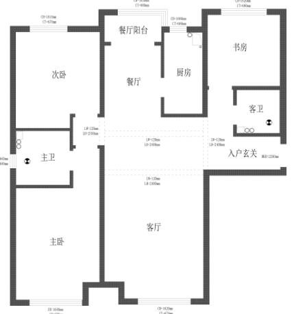 「」133㎡三室两厅装修样板间，大气上档次的简欧风，超想自己住进去