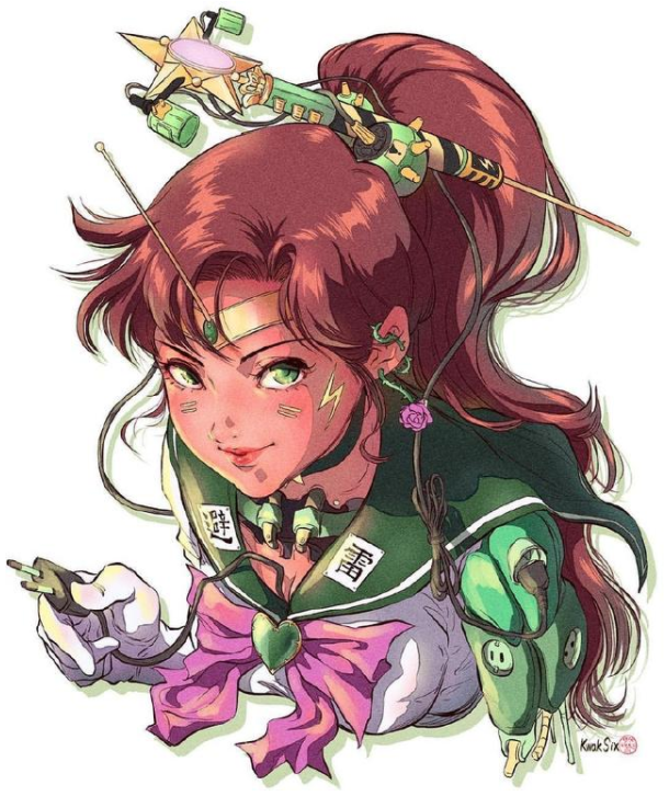 美少女战士|当美少女战士变成改造人，机械手臂很酷炫，小小兔太帅了