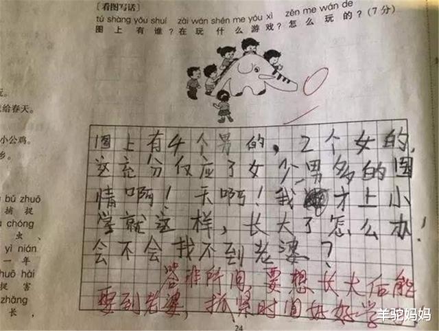 作文▲小学生“0分”作文火了，乱说“婴语”把老师笑岔气，网友：高手