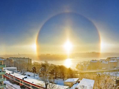 石家庄|石家庄上空出现两个“太阳”，罕见现象频频出现，这是发生了什么