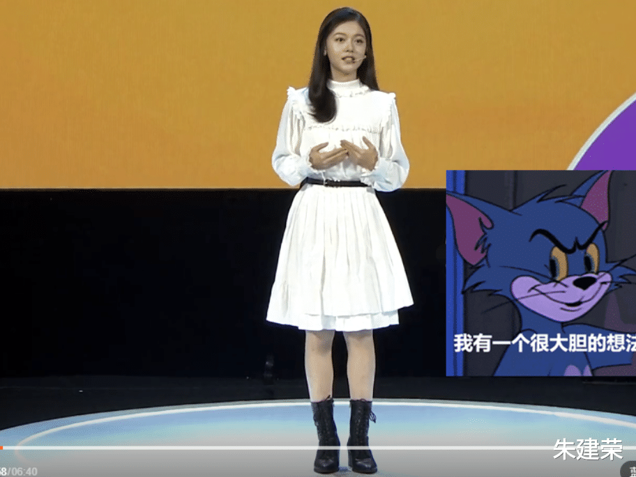 赵今麦|17岁赵今麦受邀到清华园演讲，失去了滤镜，皮肤状态很真实