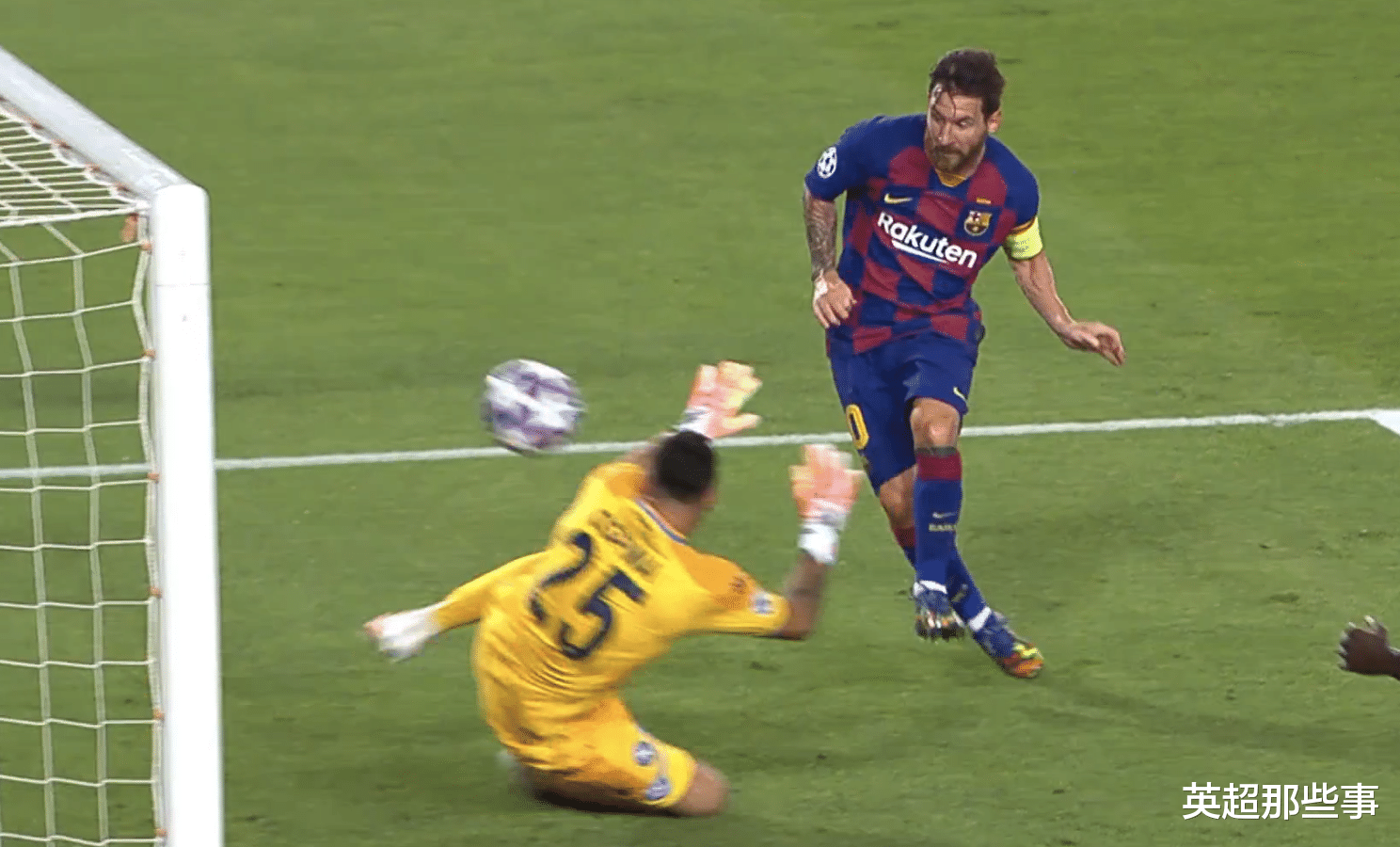 梅西|欧冠重大争议！梅西破门被VAR判定手球，拼了：被踢也要制造点球