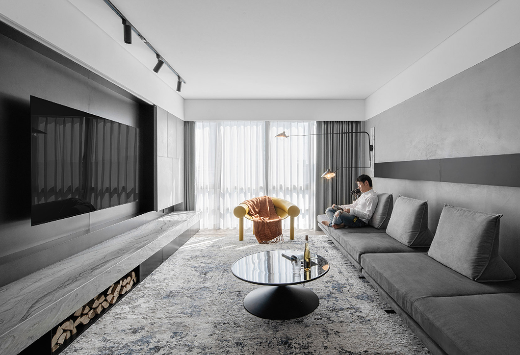 设计师|180㎡简约大平层,一个人住,也要很精致!