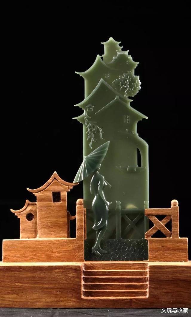 ▲江苏第四届玉石文化节上,来自全国各地的大师之作,一饱眼福