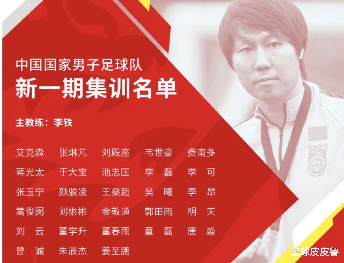 国足|国足集训名单出炉：恒大6人成国足大户，费南多蒋太光入选率队冲12强赛！