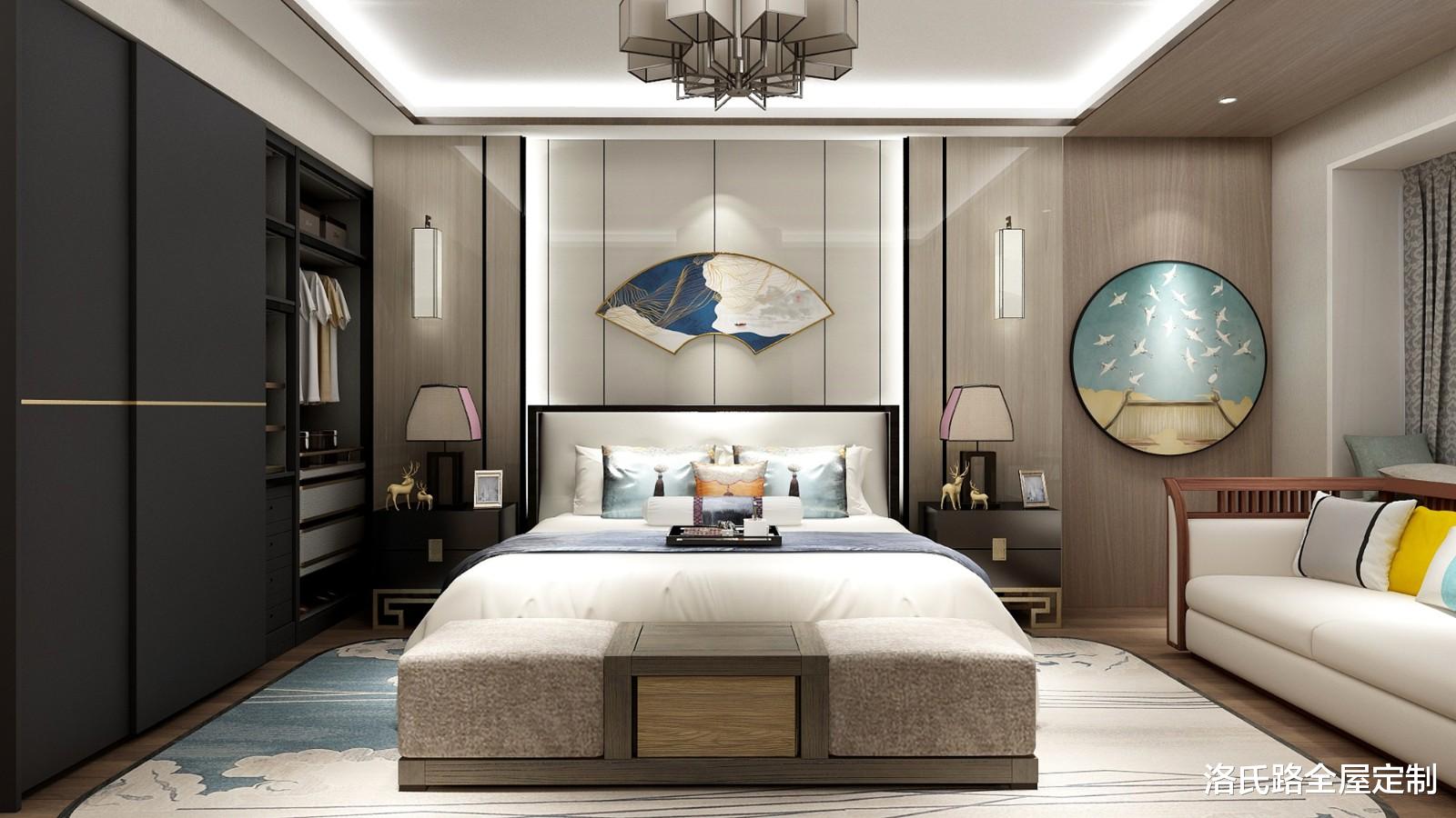 |135㎡新中式风格,方寸之间洋溢诗情禅意,每1㎡都不浪费