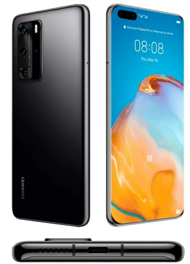 『华为p40』华为P40Pro真机公布，双打孔和四曲面，将劝退很多花粉