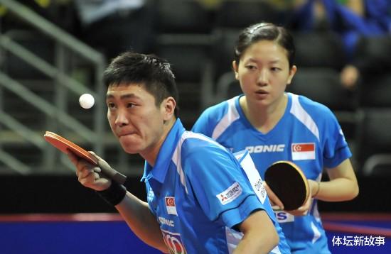 【中国队】她是新加坡乒坛一姐，曾3次击败王楠，39岁气质出众，嫁中国富豪