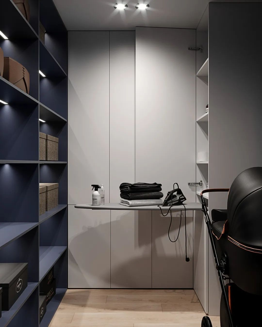 |西安谷空间设计：一厅三室，灰色+木色，高级！