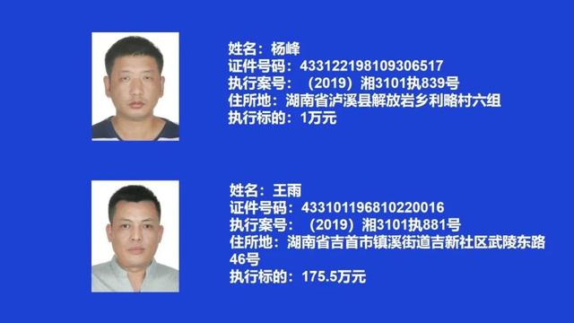 [湖南]湖南又一批失信被执行人被曝光