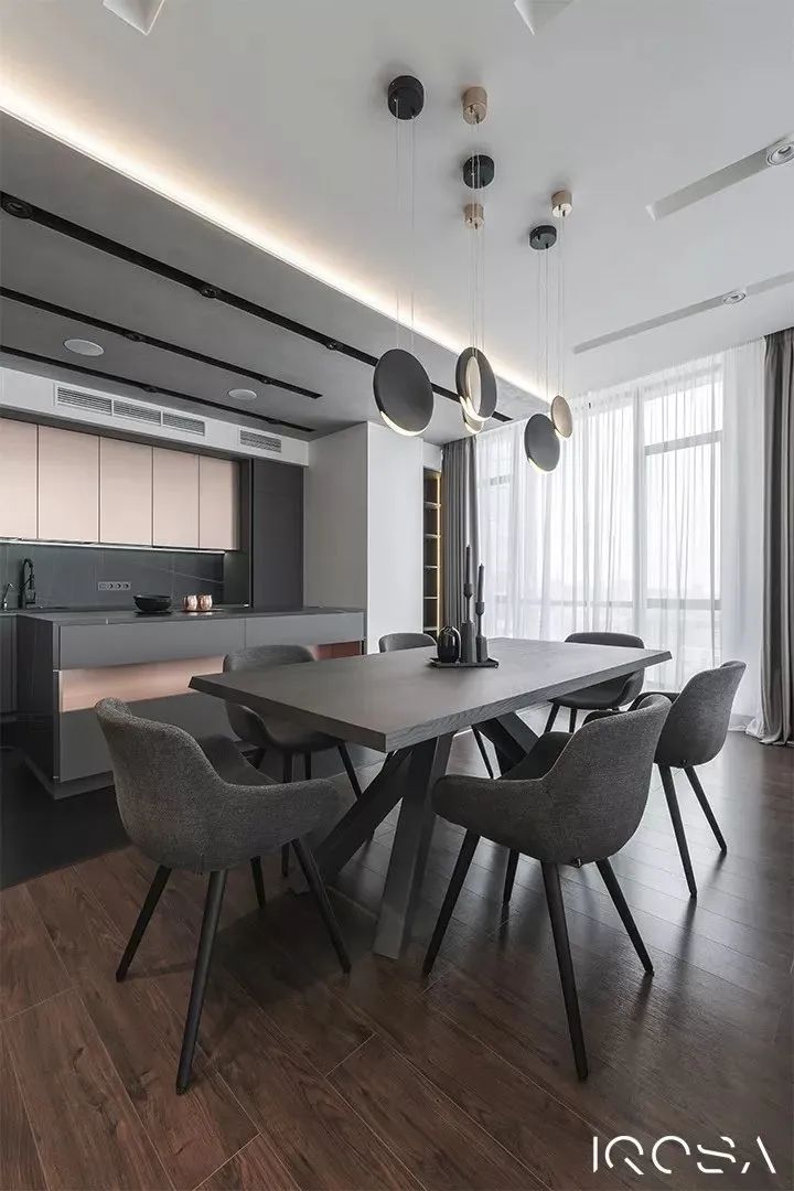 【】180㎡极简高级灰,高端大气上档次,低调奢华有内涵