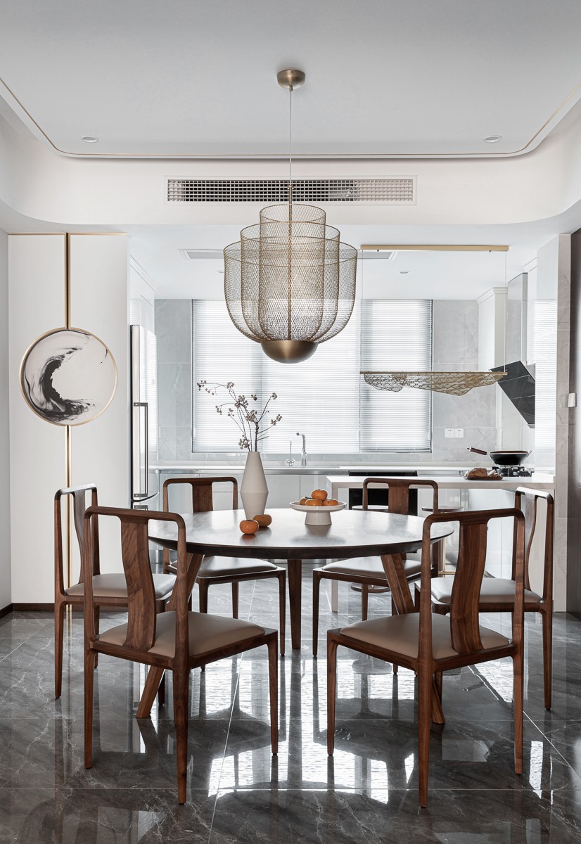 ##168㎡两室一厅，最美禅意新中式，原木风的客厅，诗意又实用