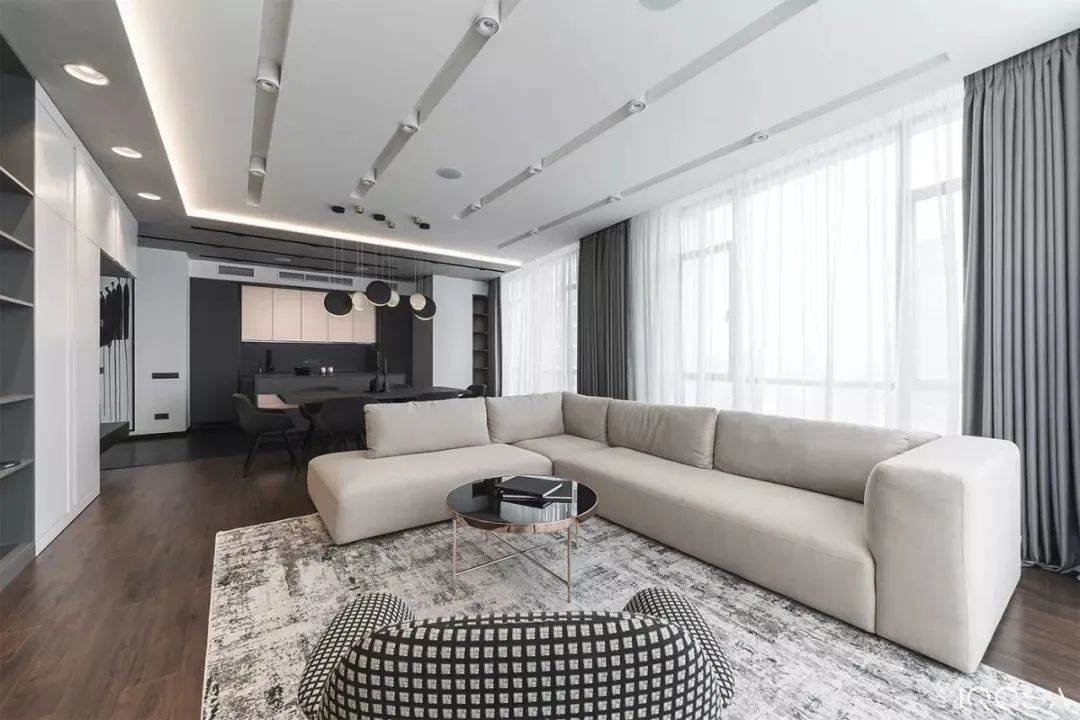 【】180㎡极简高级灰,高端大气上档次,低调奢华有内涵