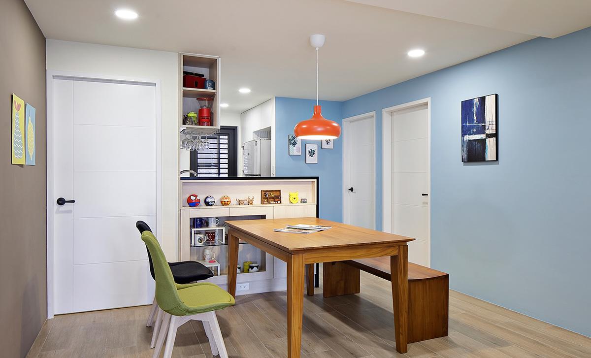 |她家的配色看起来也太干净了！120㎡，柜子和墙面简直是灵魂之笔！