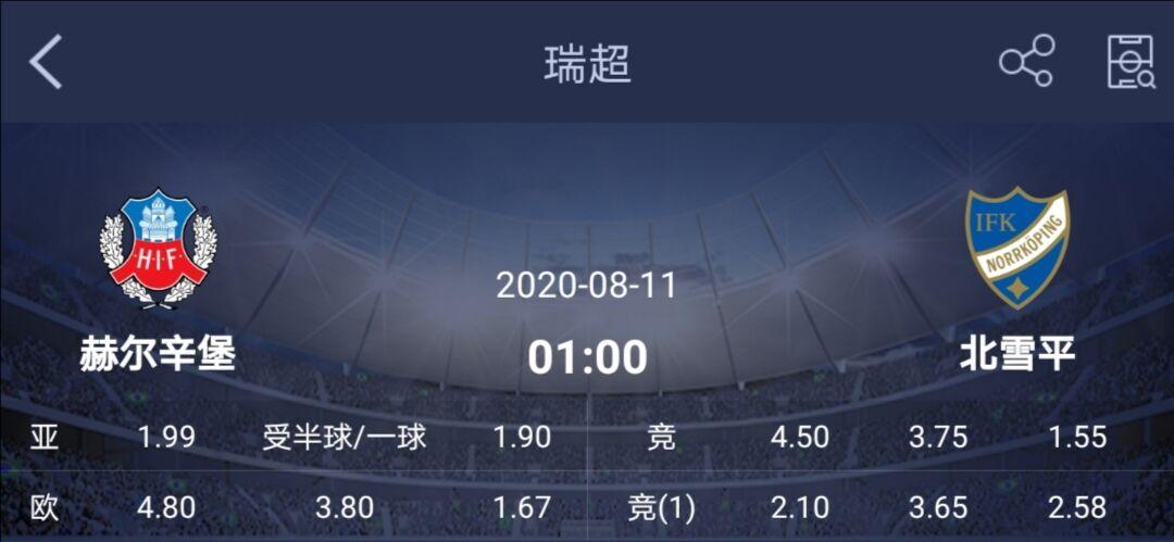 赫尔辛堡|周一赛事，口号依然是拒绝蚊子肉，昨文章4红3命中，赫尔辛堡vs北雪平