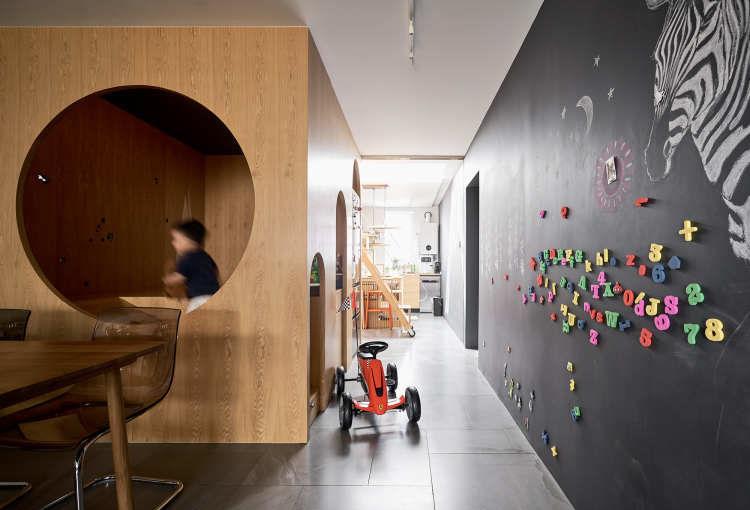 |而立之年，她以孩子为中心，将135㎡家装成童话屋，全屋很有品味