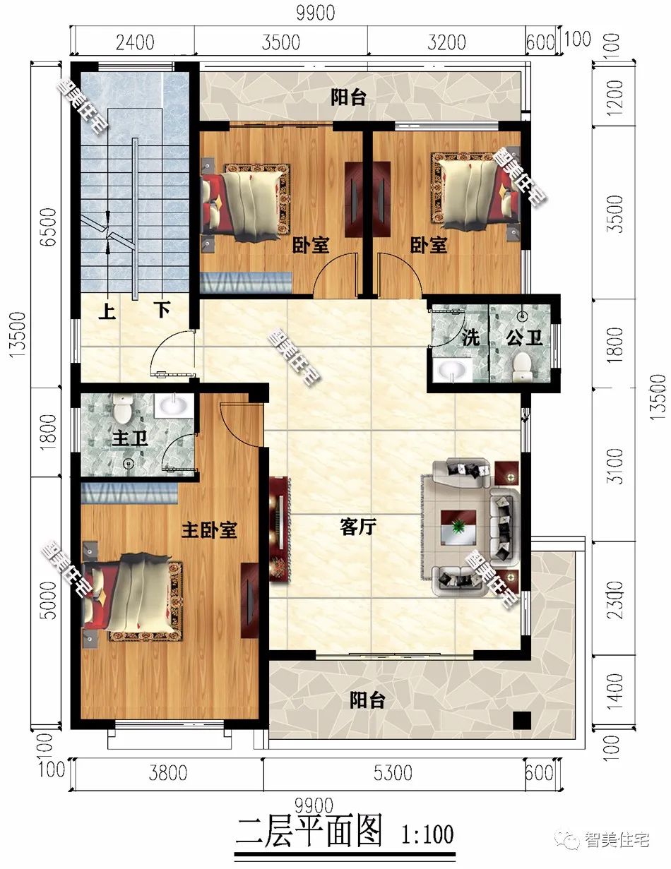 |现代式风格设计的农村别墅，外观时尚洋气，年轻人无不喜欢