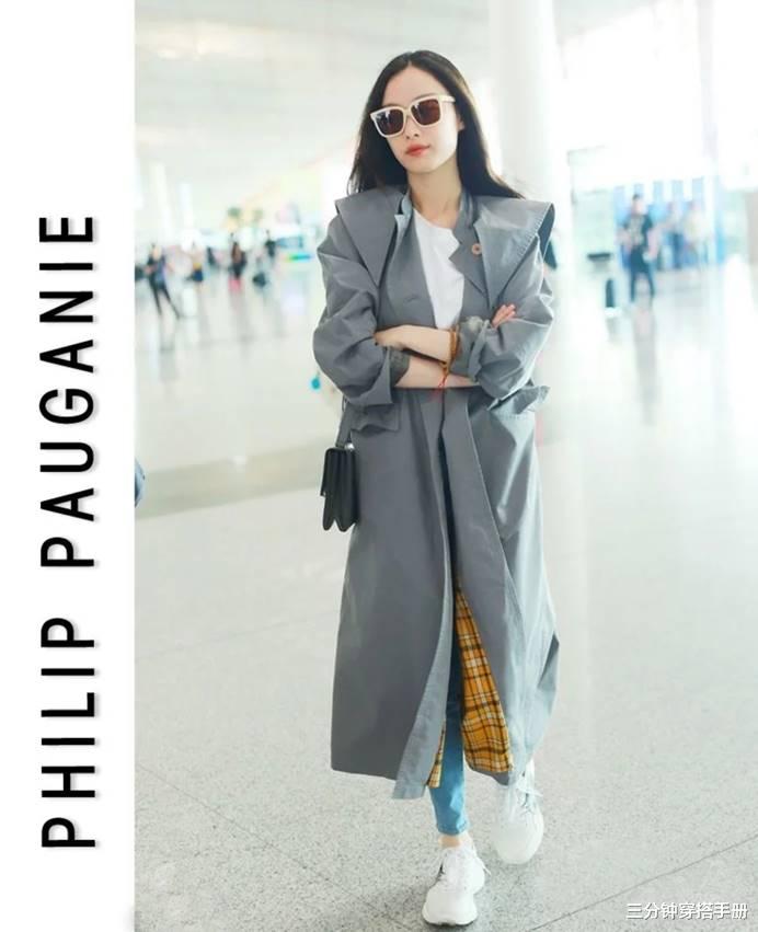 穿衣搭配|顾佳式轻奢职场穿搭上热搜!衬衣阔腿裤加风衣三件套,高级感十足