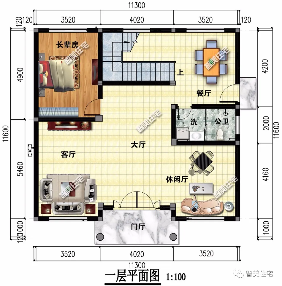 ▲建在江西农村的两栋别墅，中式和简欧风格，建新房父母以你为荣