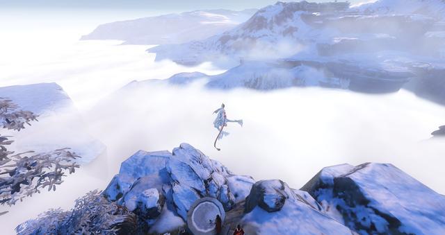 「逆水寒」逆水寒玩家集体疯了？看完视频排队跳崖，死了几千次跳出个新场景