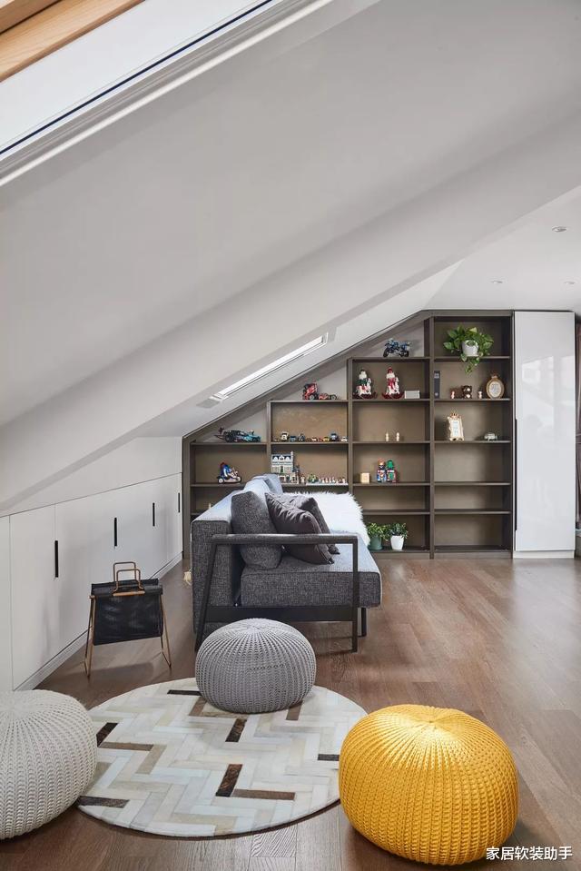 【】朋友家刚完工的顶楼复式，全房装出大宅范，看完我也想买顶楼了！