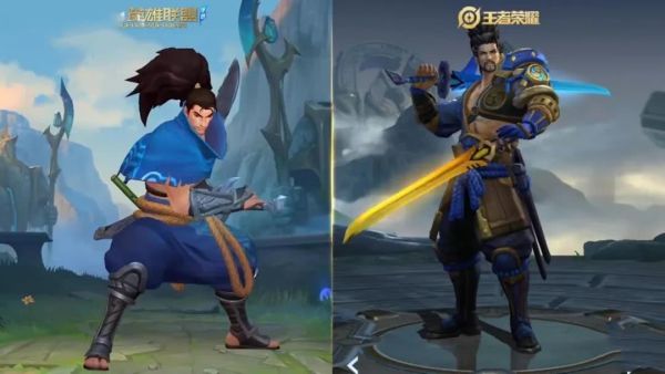 「手机游戏」LOL手游与王者英雄对比，看清高清模型后，玩家笑了：差距太大