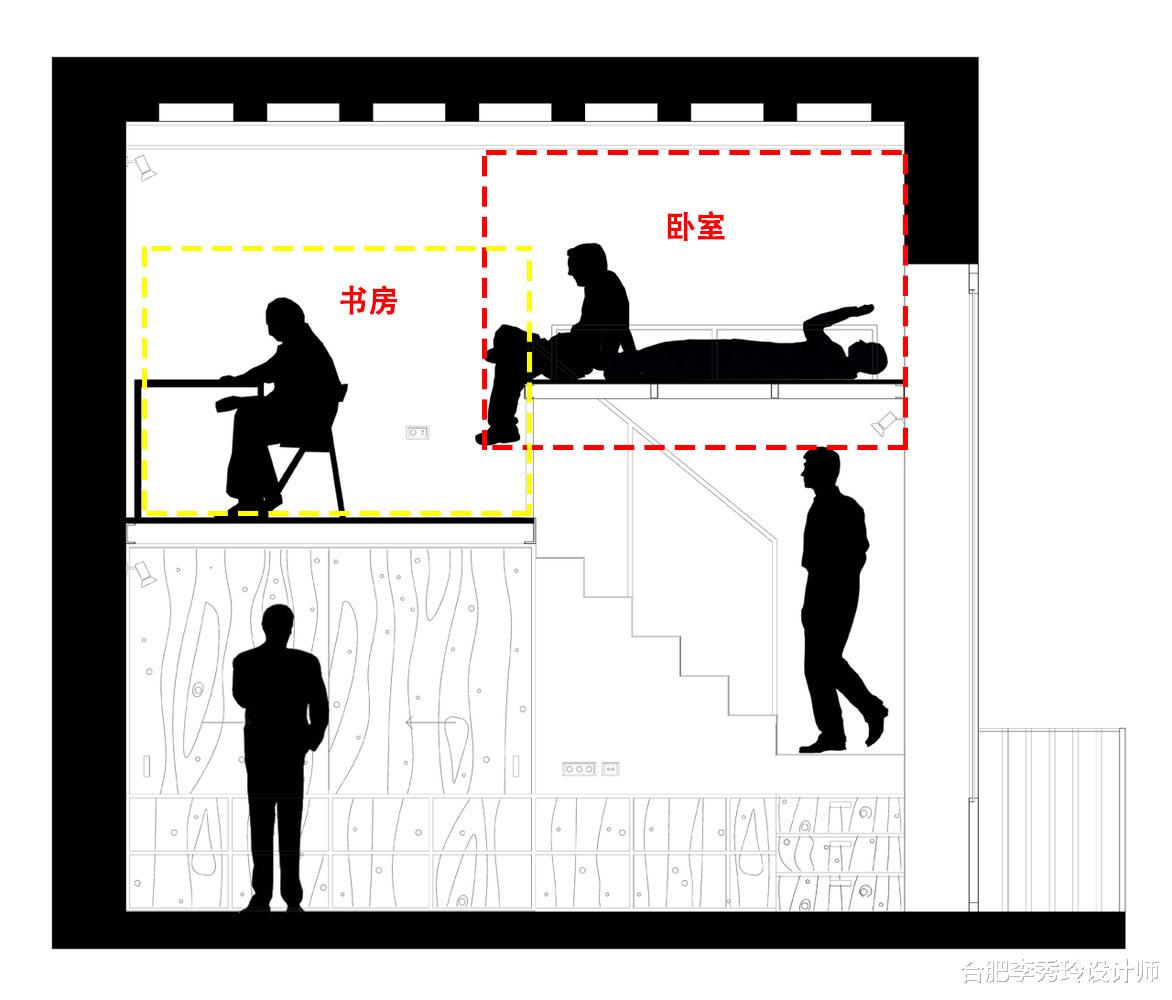 表哥34平公寓层高4.6米不浪费，直接客厅搭板当床！老师傅看了都佩服