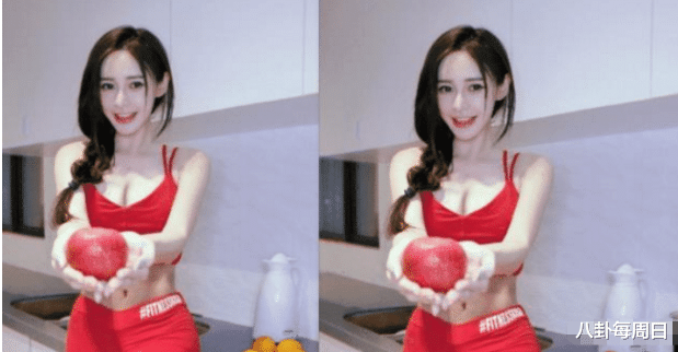 「Angelababy」高配版“baby”即将出道？两人傻傻分不清楚，露出小腹才能辨真假