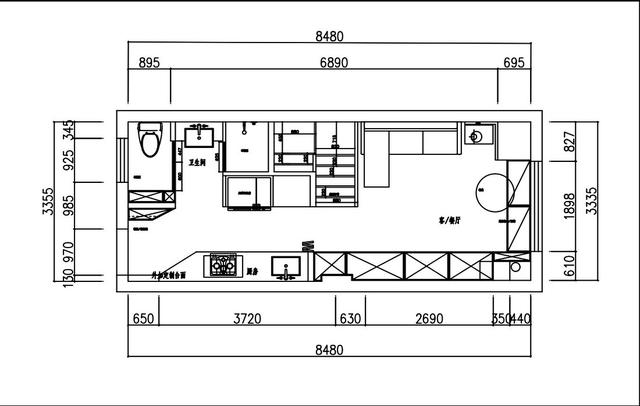 |这是我见过最实用的35㎡两房,三分离的卫生间,超大衣帽间,羡慕
