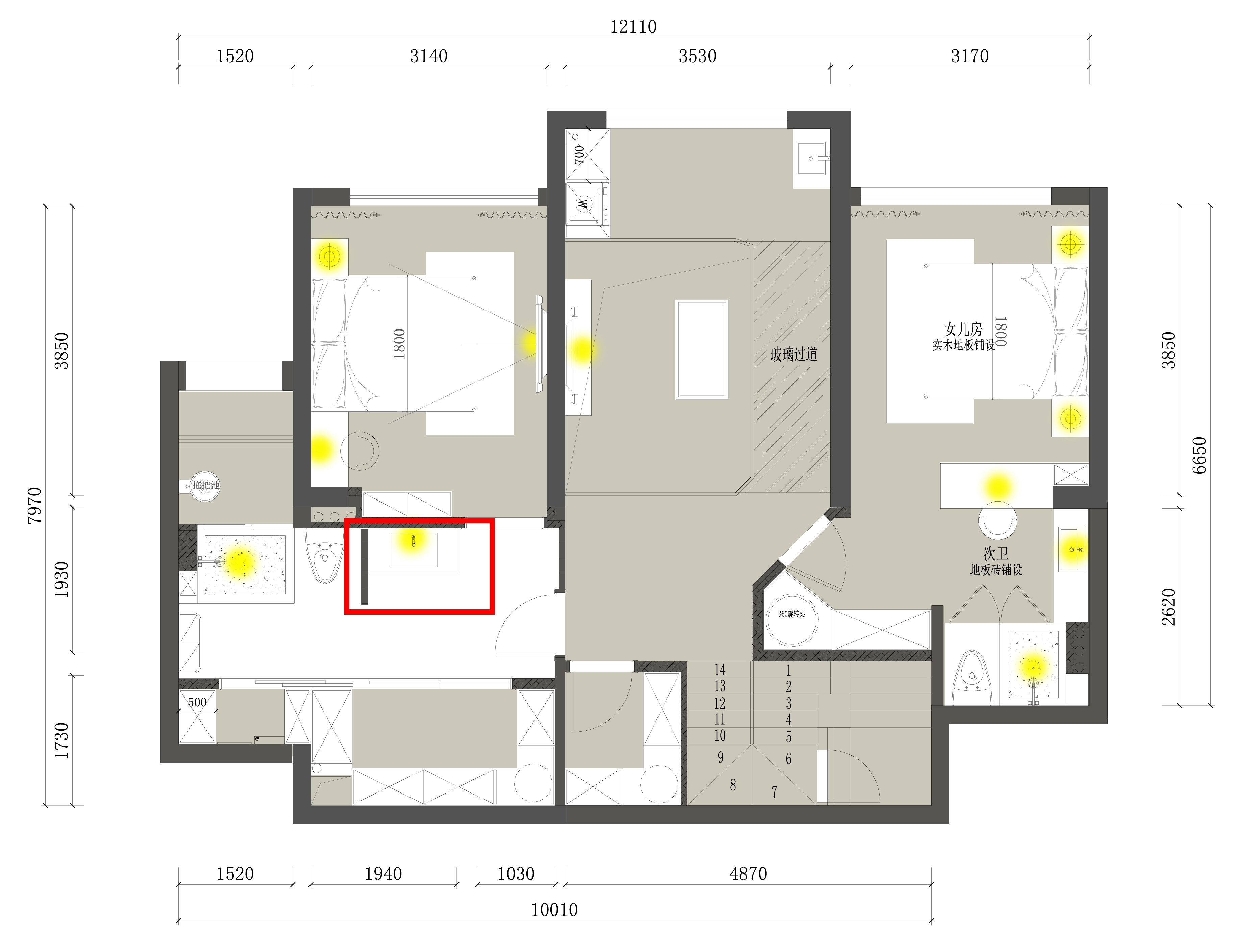 []新作首发 | 180㎡大跃层，两个人一只猫，卫生间可以玩出超级秀场