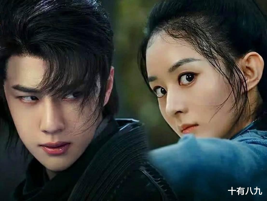 赵丽颖|迪丽热巴撞衫赵丽颖快乐大本营造型，这次明显蚂蚁腰更胜一筹