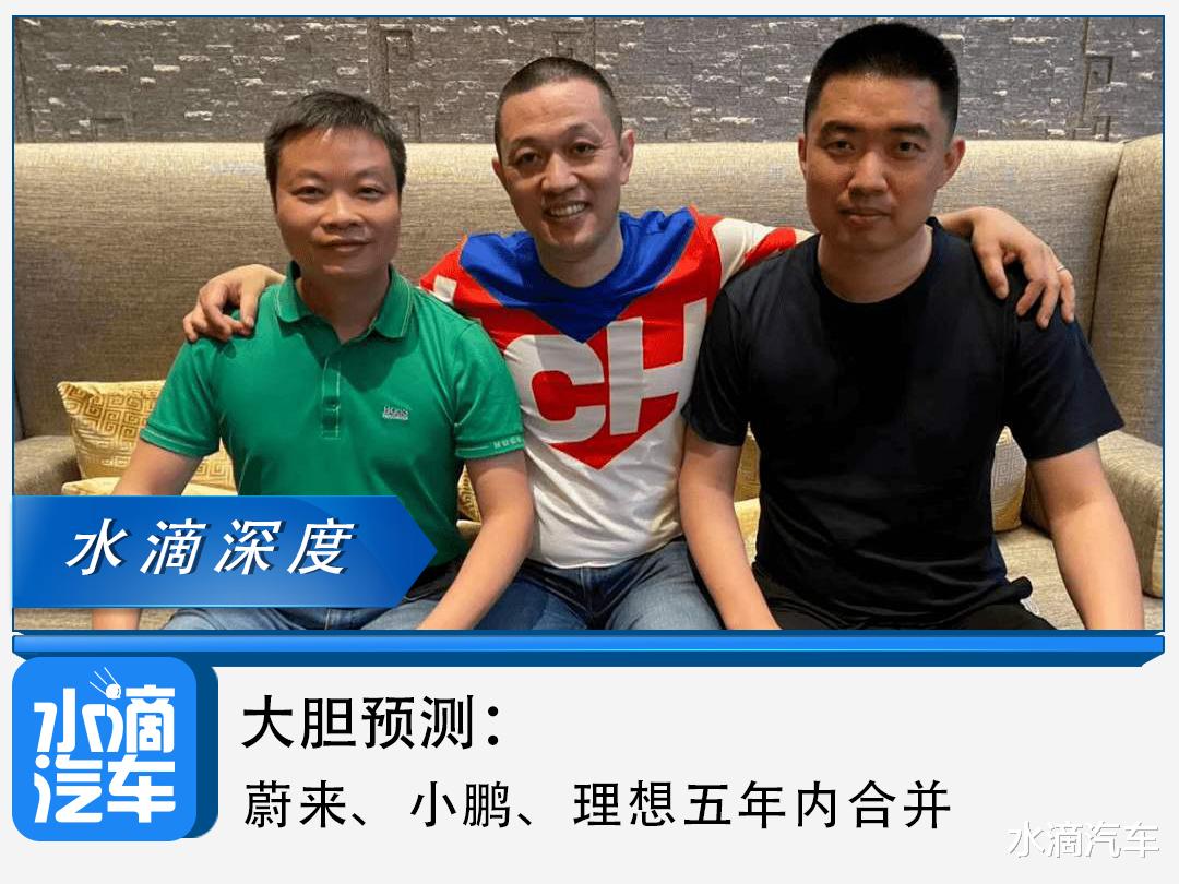 蔚来汽车|大胆预测：蔚来、小鹏、理想五年内合并