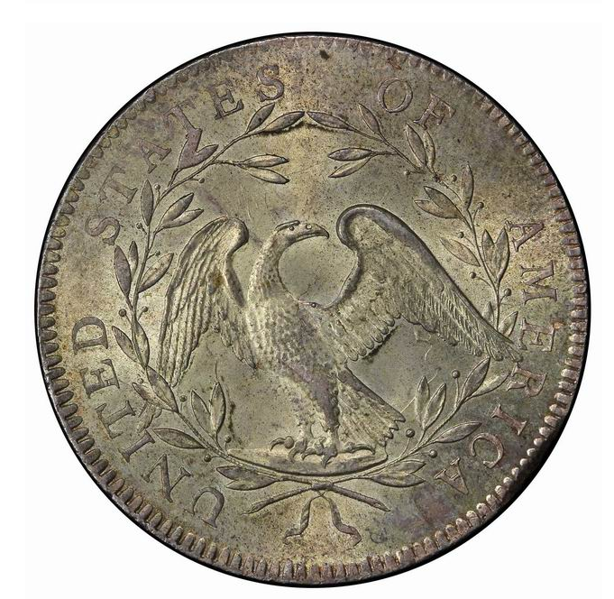 银币|美国在1794年铸造的第一枚银币，被世人称为“飘发银币”，价值极高