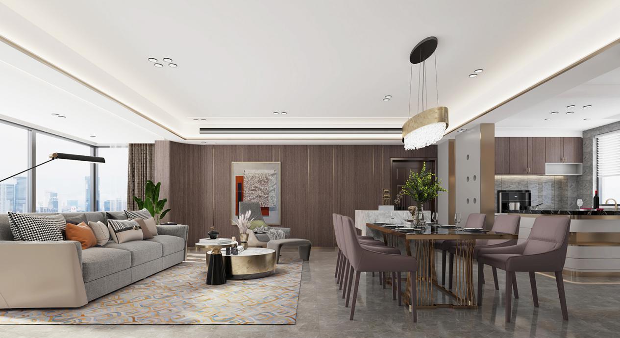 |房子再大不如会装，他家厨房客厅合二为一足足68㎡，抵我家一套房