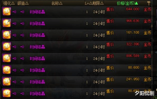 【地下城与勇士】DNF无视交易上限，玩家囤35万个时间结晶，一天之内赚够38E