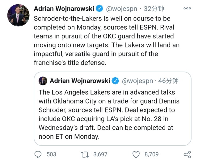 湖人队|2换1达成！湖人队阵容升级成功，詹姆斯的新帮手比隆多还强