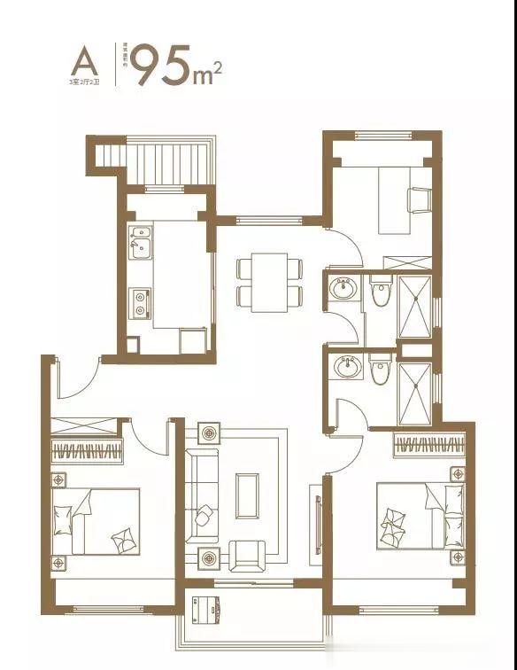 【中海汇德里】内环内83平起3房 稀缺户型 年后有机会入市？