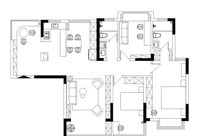 143平的简约风大宅，进门就有一个休闲区，太羡慕了！