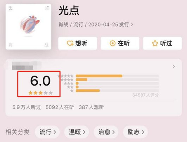 『肖战』肖战新歌破乐坛销量纪录，却凸显三点隐患，口碑骤降、路人没兴趣