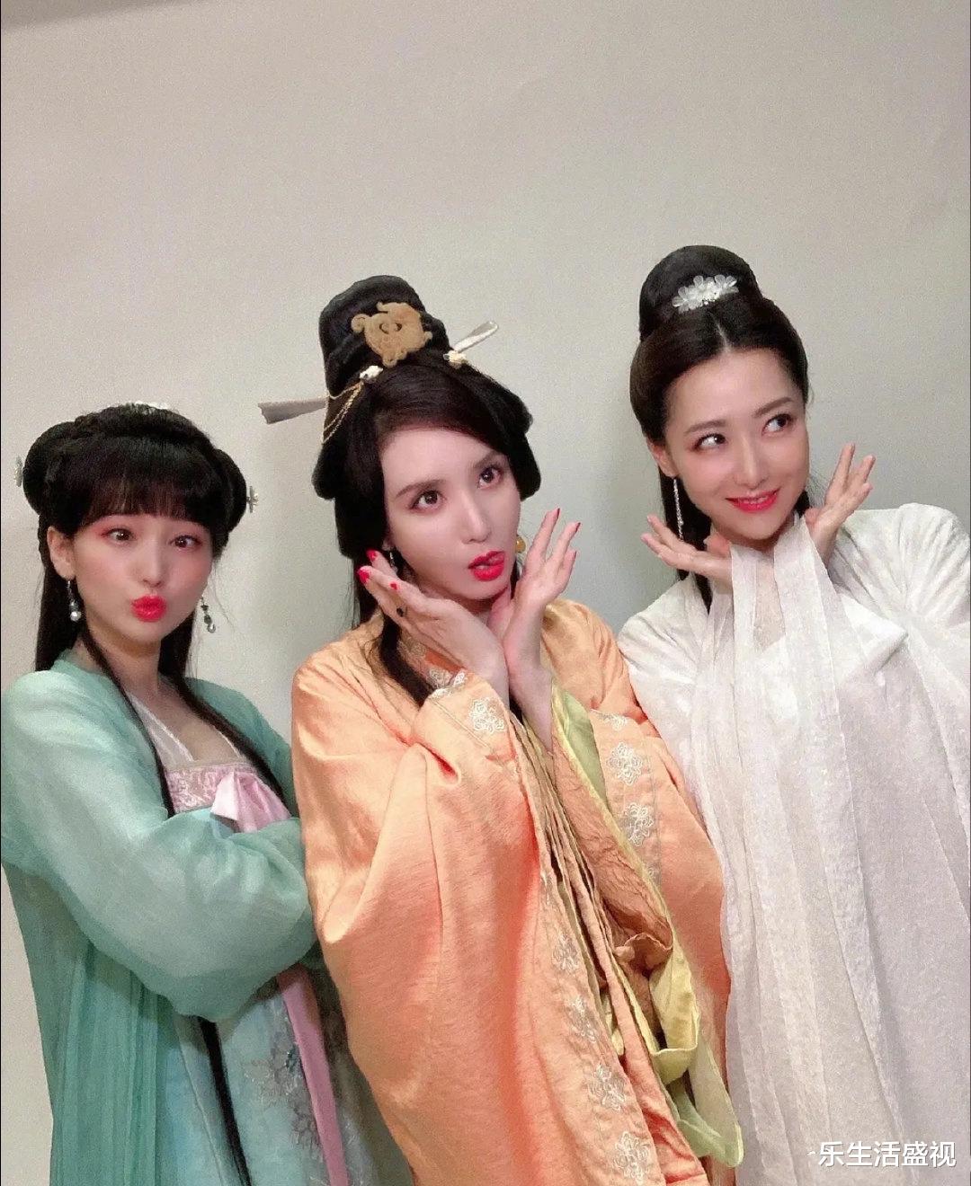 白冰|《神话》三美再度扮演剧中人物造型，白冰造型被吐槽，金莎惊艳出场