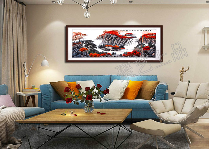 精选三幅客厅挂画 讲真 很符合当代人口味